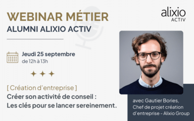 Créer son activité de conseil : Webinar 25/09/2025